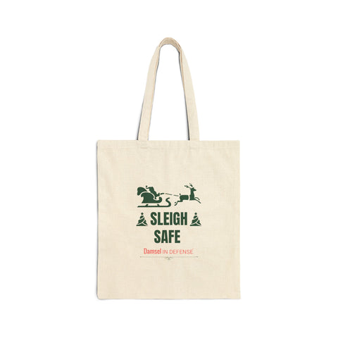 Sleigh Safe Canvas Tote Bag