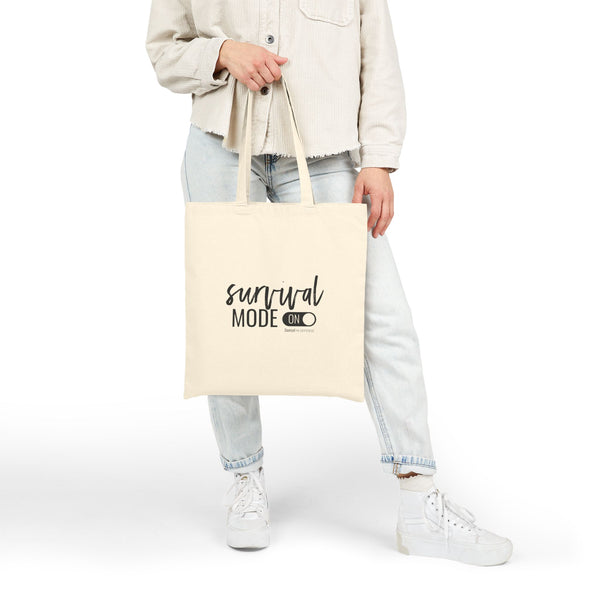 Survival Mode Cotton Canvas Tote Bag
