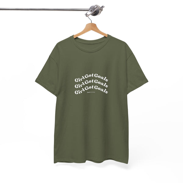 Girl Got Goals Unisex Heavy Cotton Tee