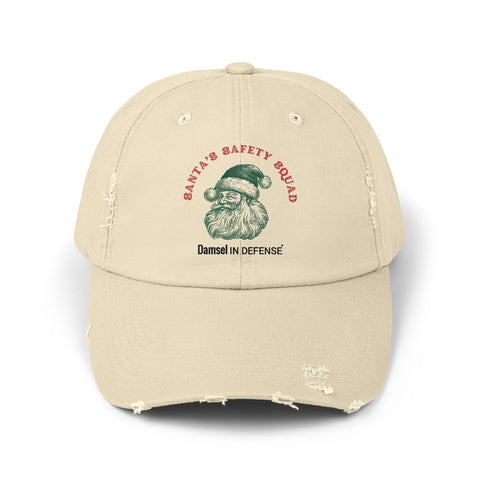 Santa's Safety Squad (green) Unisex Distressed Cap