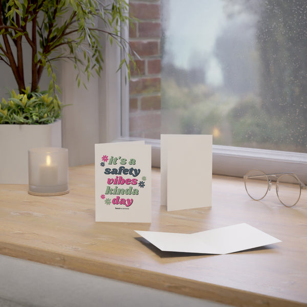 Safety Vibes Greeting Cards (10, 30, and 50pcs)