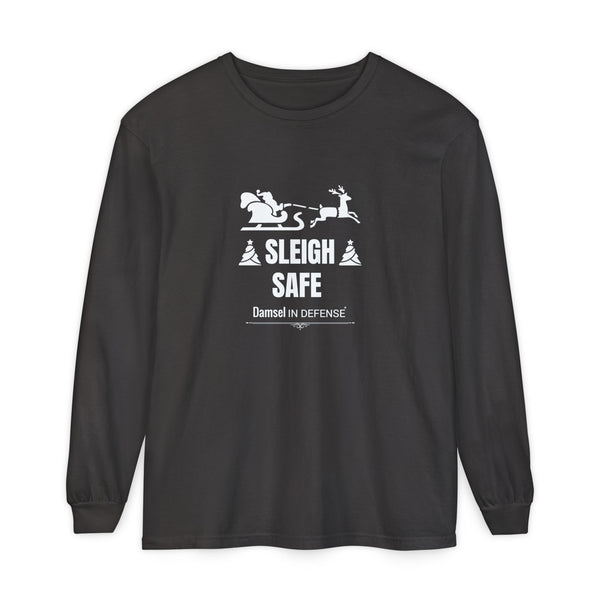 Sleigh Safe (white) Long Sleeve T-Shirt