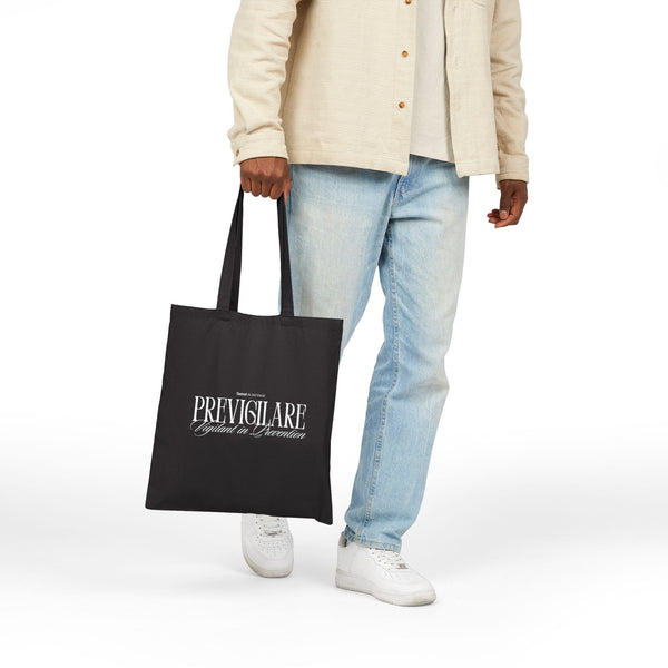 Vigilant in Prevention Cotton Canvas Tote Bag