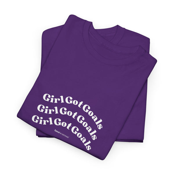Girl Got Goals Unisex Heavy Cotton Tee
