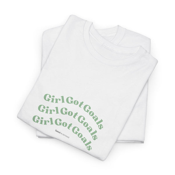 Girl Got Goals Unisex Heavy Cotton Tee