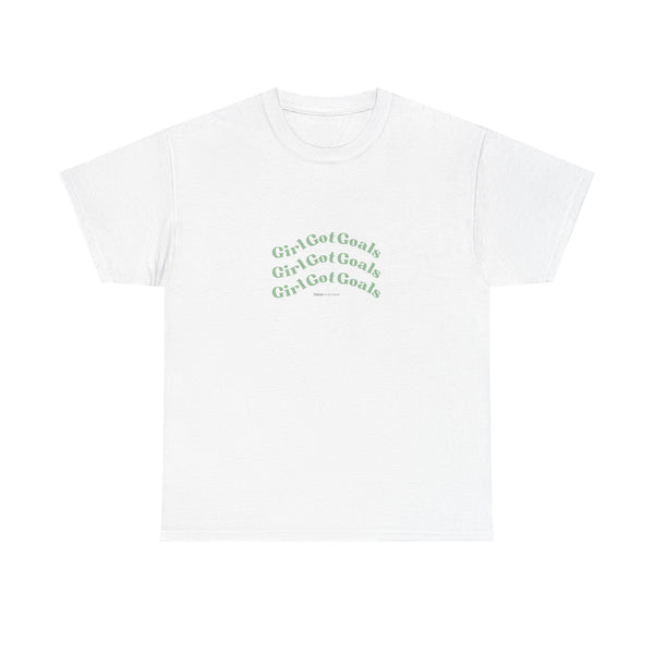 Girl Got Goals Unisex Heavy Cotton Tee