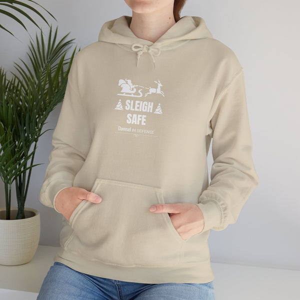 Sleigh Safe (white) Hoodie Sweatshirt