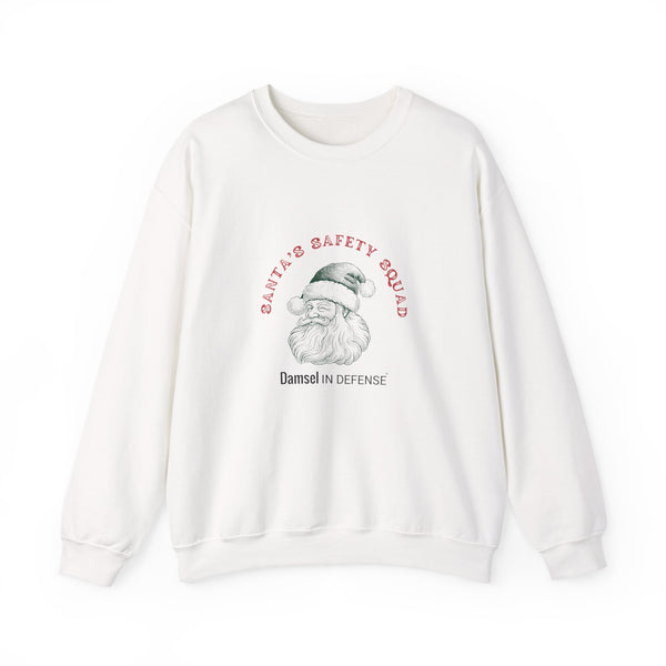 Santa's Safety Squad (green) Crewneck Sweatshirt