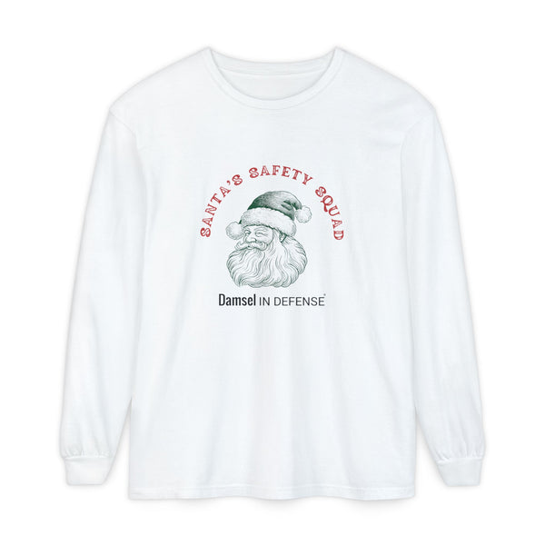Santa's Safety Squad (green) Long Sleeve T-Shirt