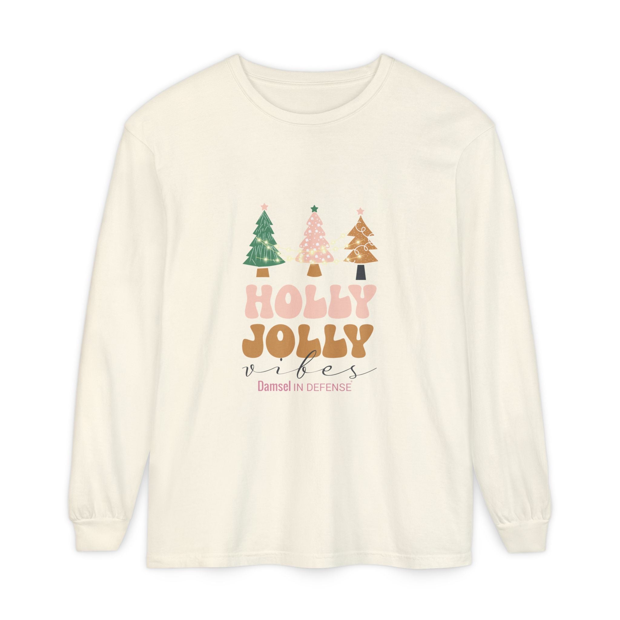 Holly Jolly Vibes Long Sleeve T-Shirt