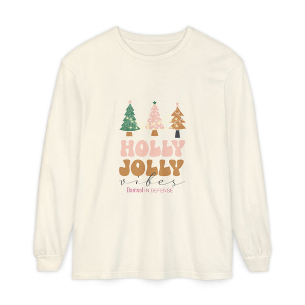 Holly Jolly Vibes Long Sleeve T-Shirt