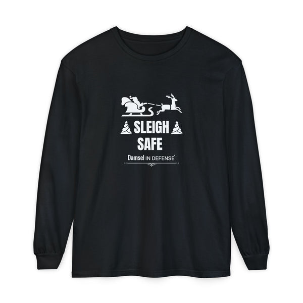 Sleigh Safe (white) Long Sleeve T-Shirt
