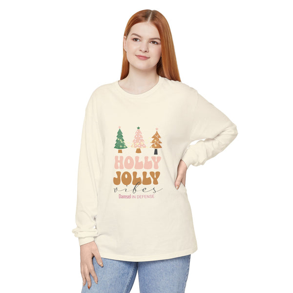 Holly Jolly Vibes Long Sleeve T-Shirt