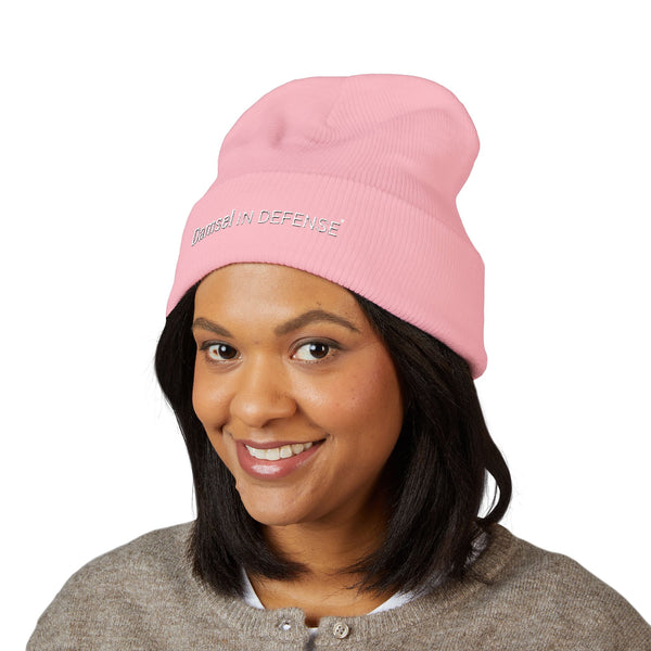 Damsel Classic Cuffed Beanie (Embroidery)