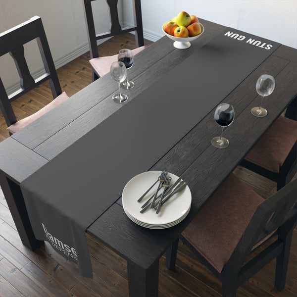 Table Runner Stun Gun Grey