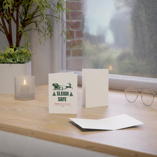 Sleigh Safe Greeting Cards (10, 30, and 50pcs)