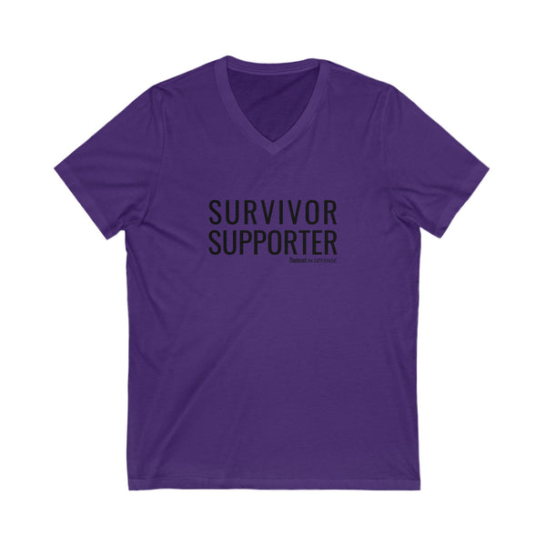 Damsel For DVA Survivor Supporter V-Neck