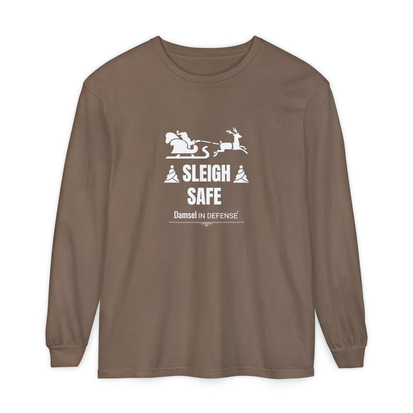 Sleigh Safe (white) Long Sleeve T-Shirt