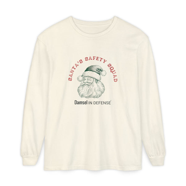 Santa's Safety Squad (green) Long Sleeve T-Shirt