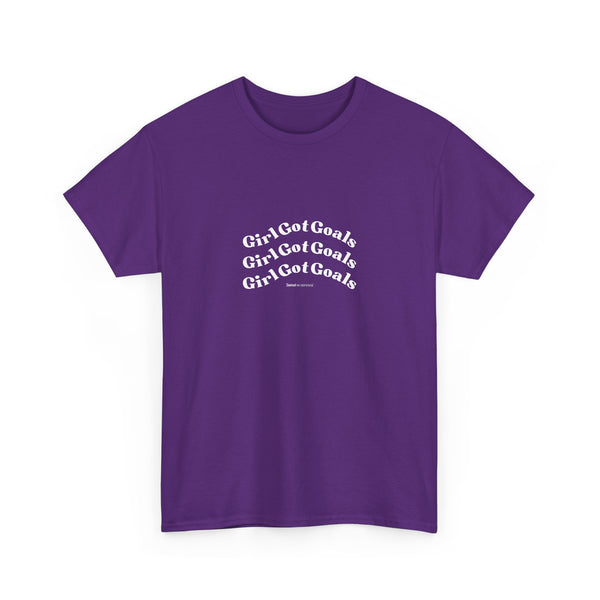 Girl Got Goals Unisex Heavy Cotton Tee