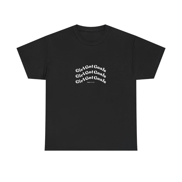 Girl Got Goals Unisex Heavy Cotton Tee