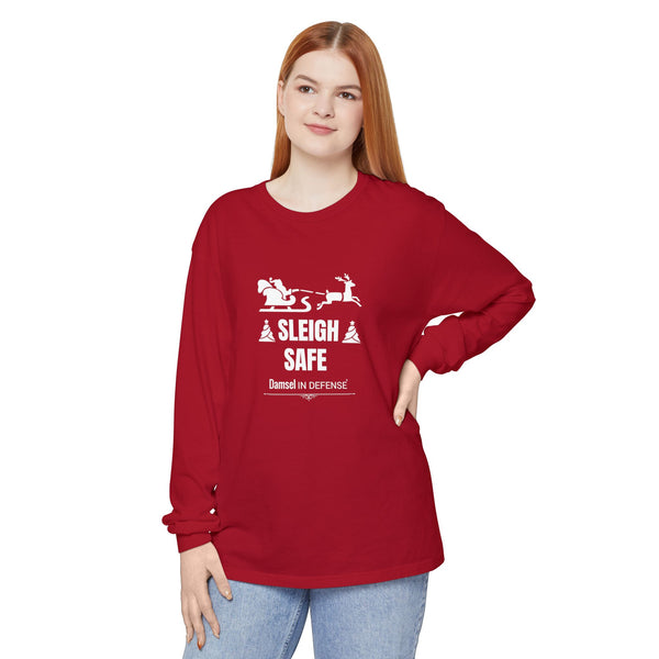 Sleigh Safe (white) Long Sleeve T-Shirt