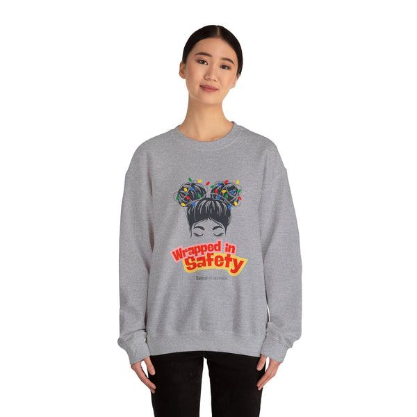 Wrapped in Safety Crewneck Sweatshirt