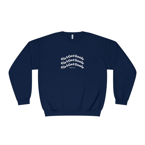 Girl Got Goals Unisex NuBlend® Crewneck Sweatshirt