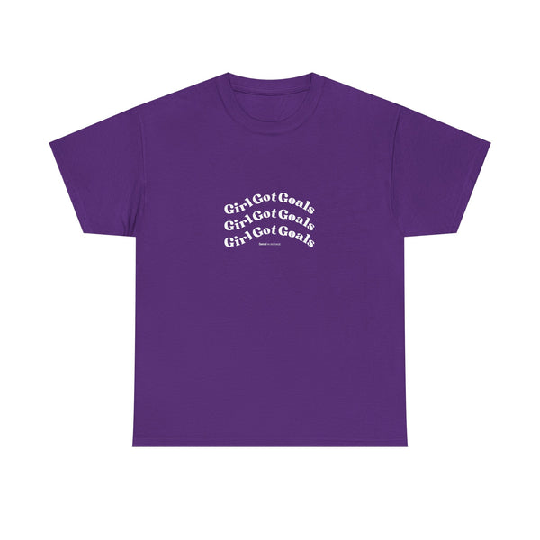 Girl Got Goals Unisex Heavy Cotton Tee