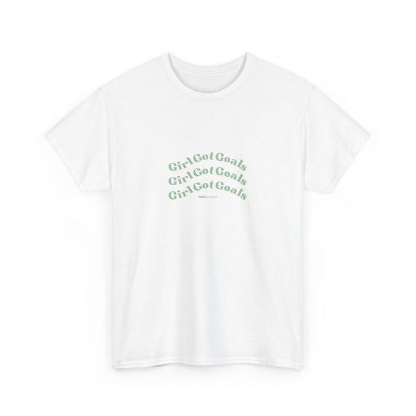 Girl Got Goals Unisex Heavy Cotton Tee