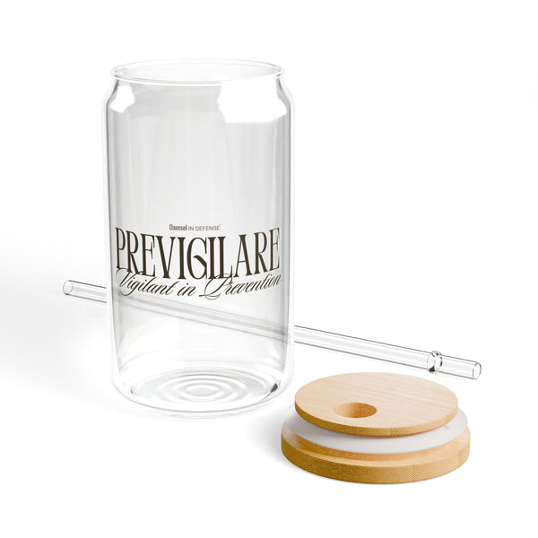 Vigilant in Prevention Sipper Glass, 16oz
