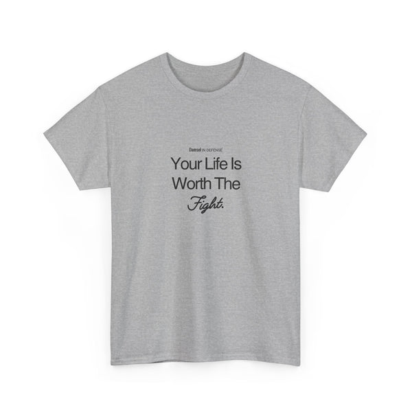 Worth The Fight Unisex Heavy Cotton Tee
