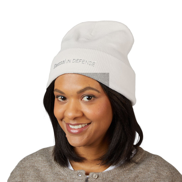 Damsel Classic Cuffed Beanie (Embroidery)